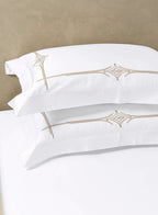 KELSEY-BRILLIANT WHITE-PEYOTE KING BED SHEET SET