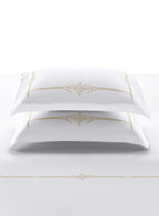 KELSEY-BRILLIANT WHITE-PEYOTE KING BED SHEET SET