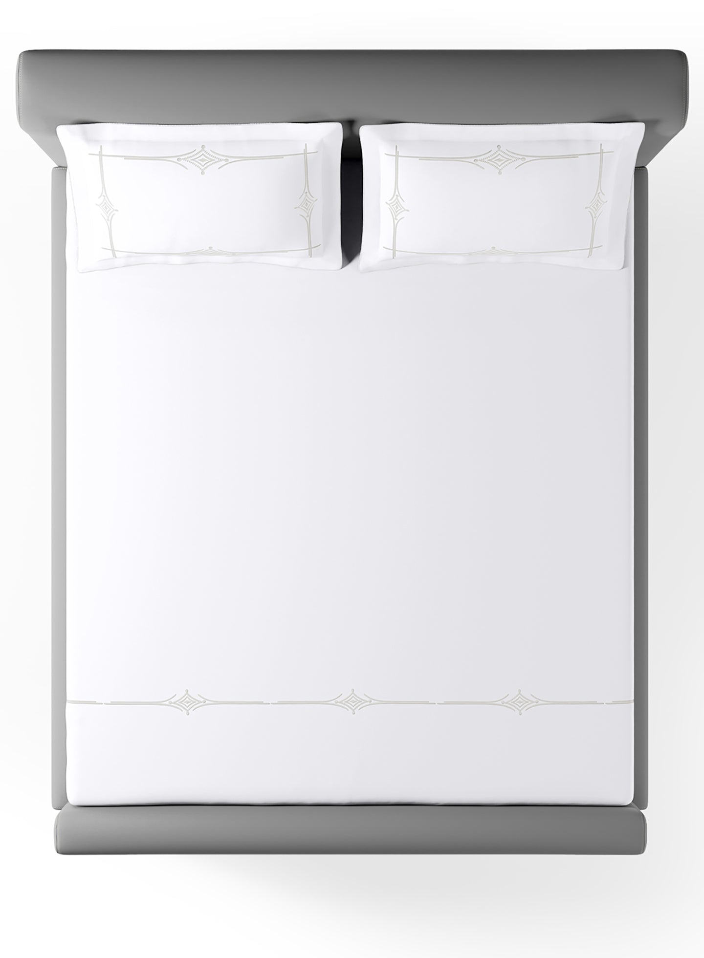 KELSEY-BRILLIANT WHITE-PEARL KING BED SHEET SET