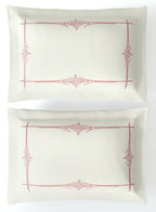 KELSEY-STAR WHITE-ROSE TAN KING BED SHEET SET