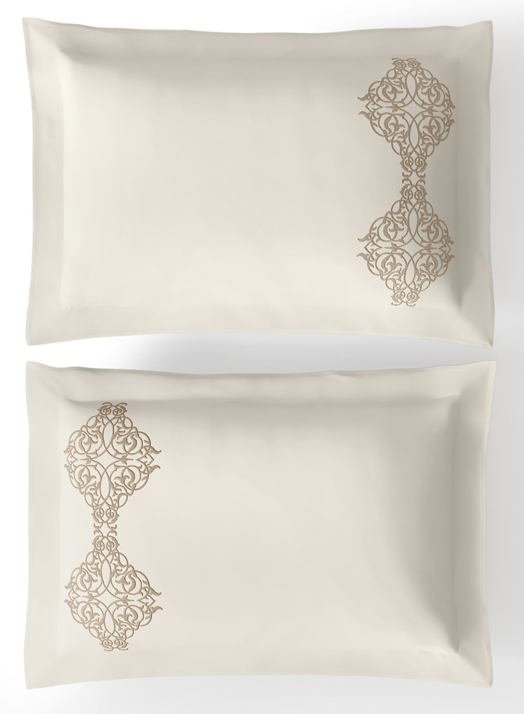 MAGNUS-STAR WHITE-OYSTER KING BED SHEET SET