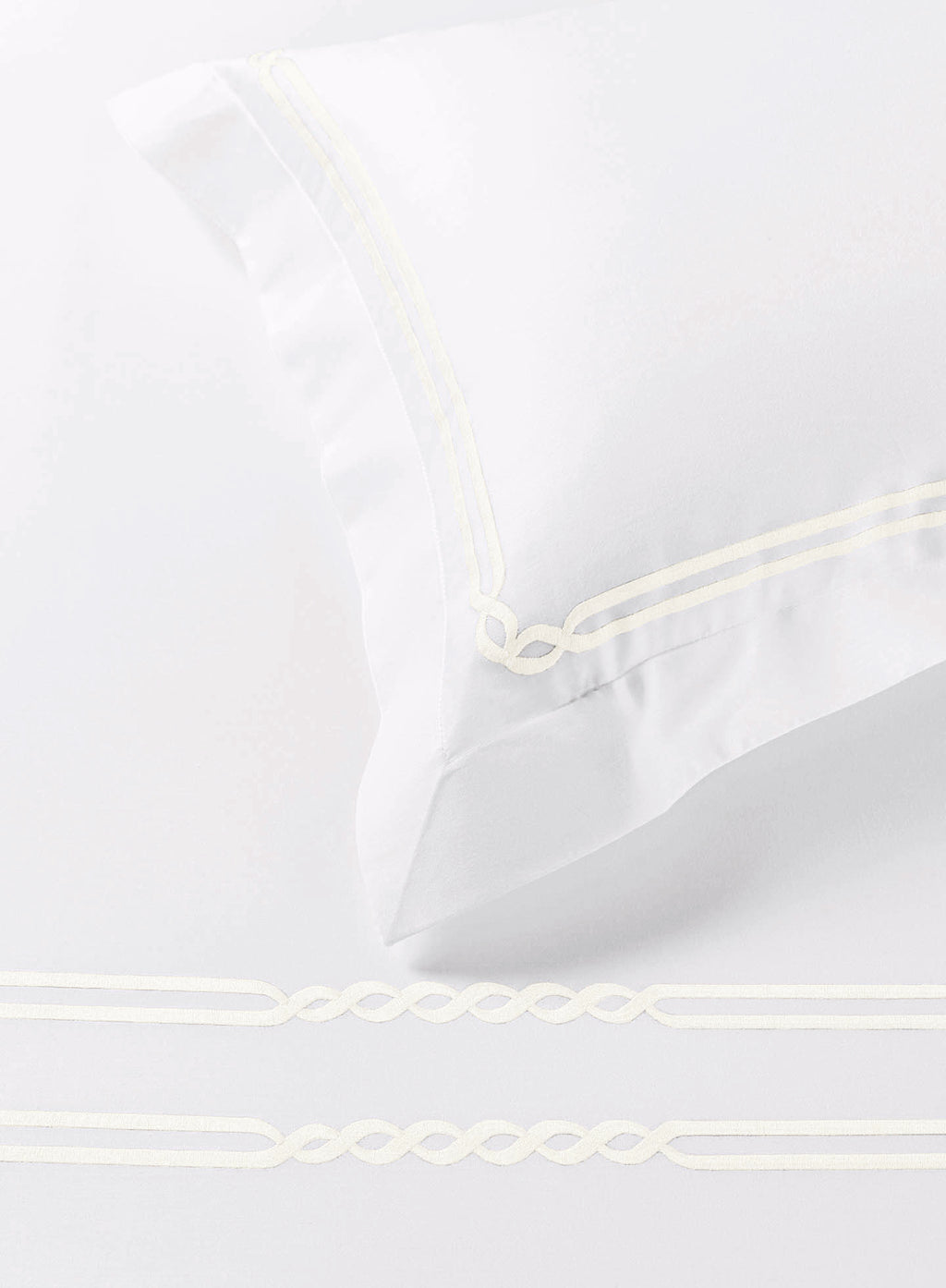HAMLIN-BRILLIANT WHITE-PRISTINE KING BED SHEET SET