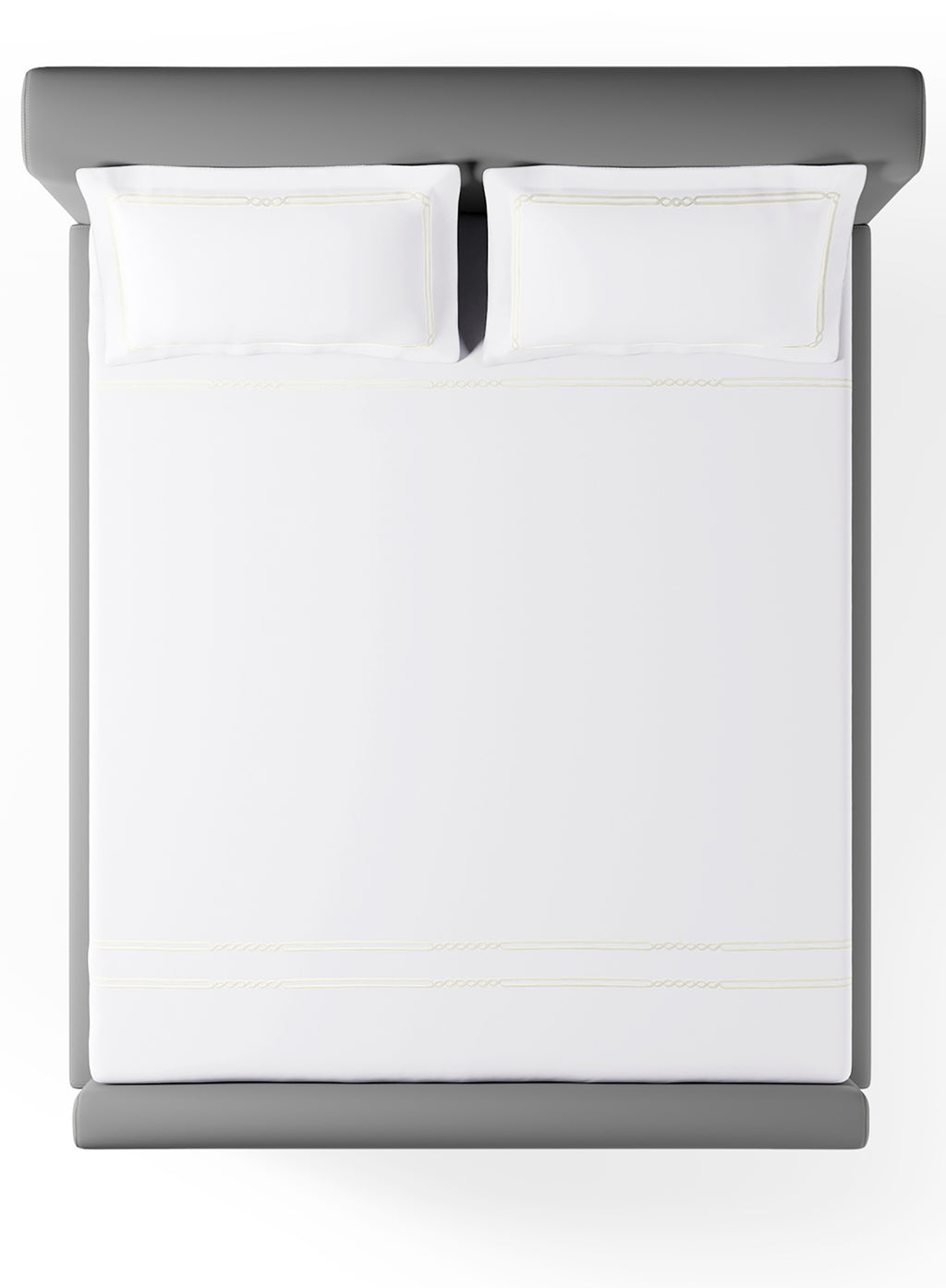 HAMLIN-BRILLIANT WHITE-PRISTINE KING BED SHEET SET