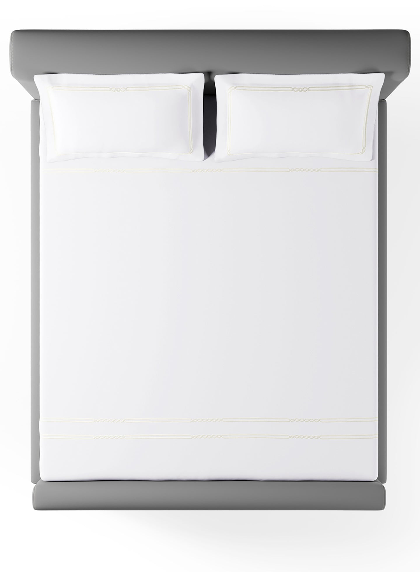HAMLIN-BRILLIANT WHITE-PRISTINE KING BED SHEET SET