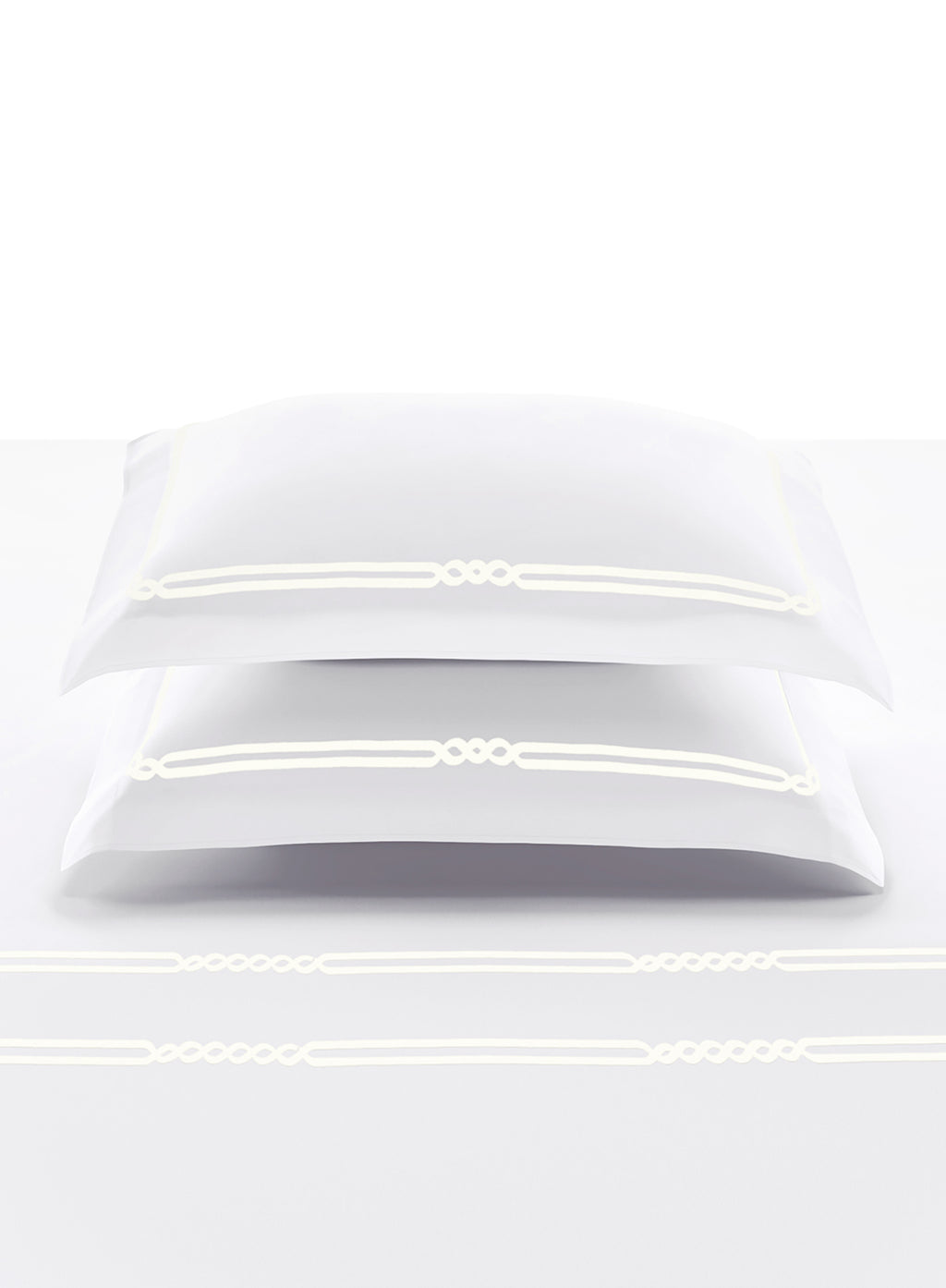 HAMLIN-BRILLIANT WHITE-PRISTINE KING BED SHEET SET