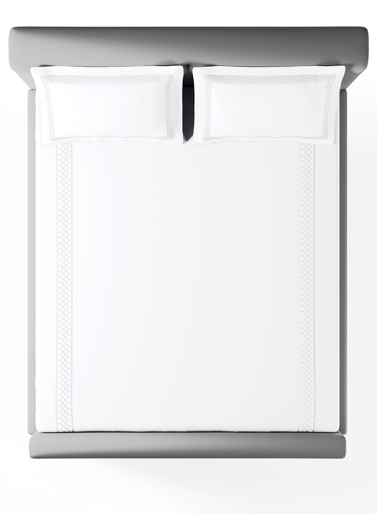 RIDGEWAY-BRILLIANT WHITE KING BED SHEET SET