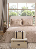 WILDSPRIG-TAUPE BEDDING GIFT SET