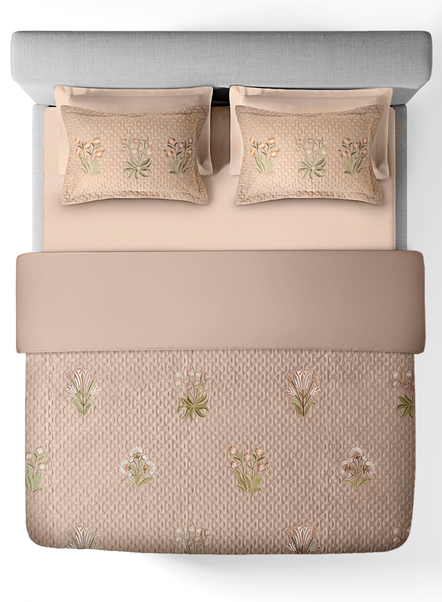 WILDSPRIG-TAUPE BEDDING GIFT SET