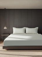 GLACIER GREY KING BED SHEET SET