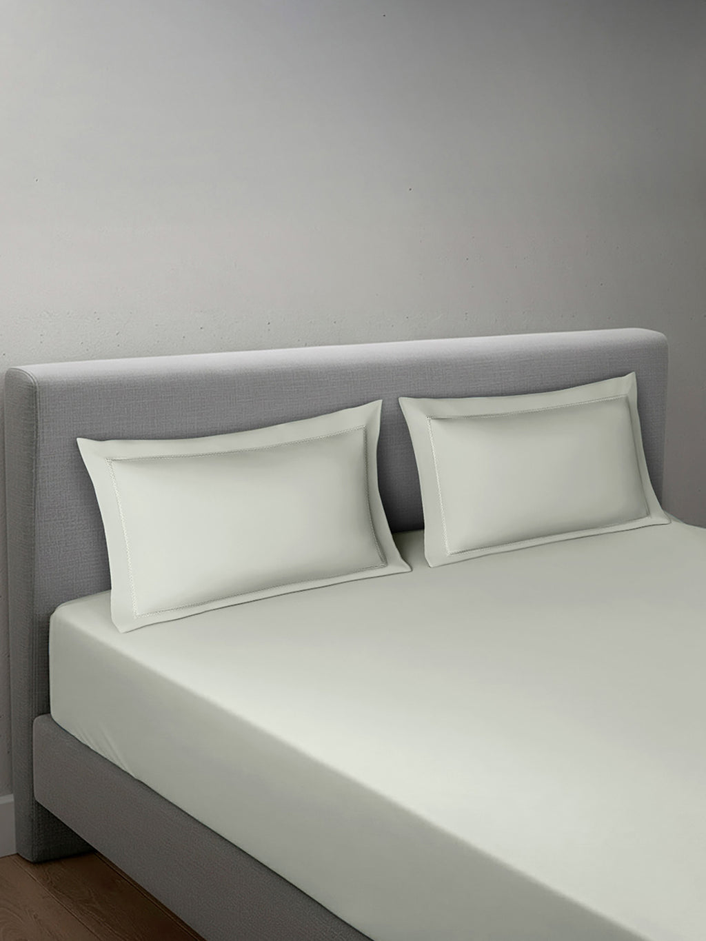 GLACIER GREY KING BED SHEET SET