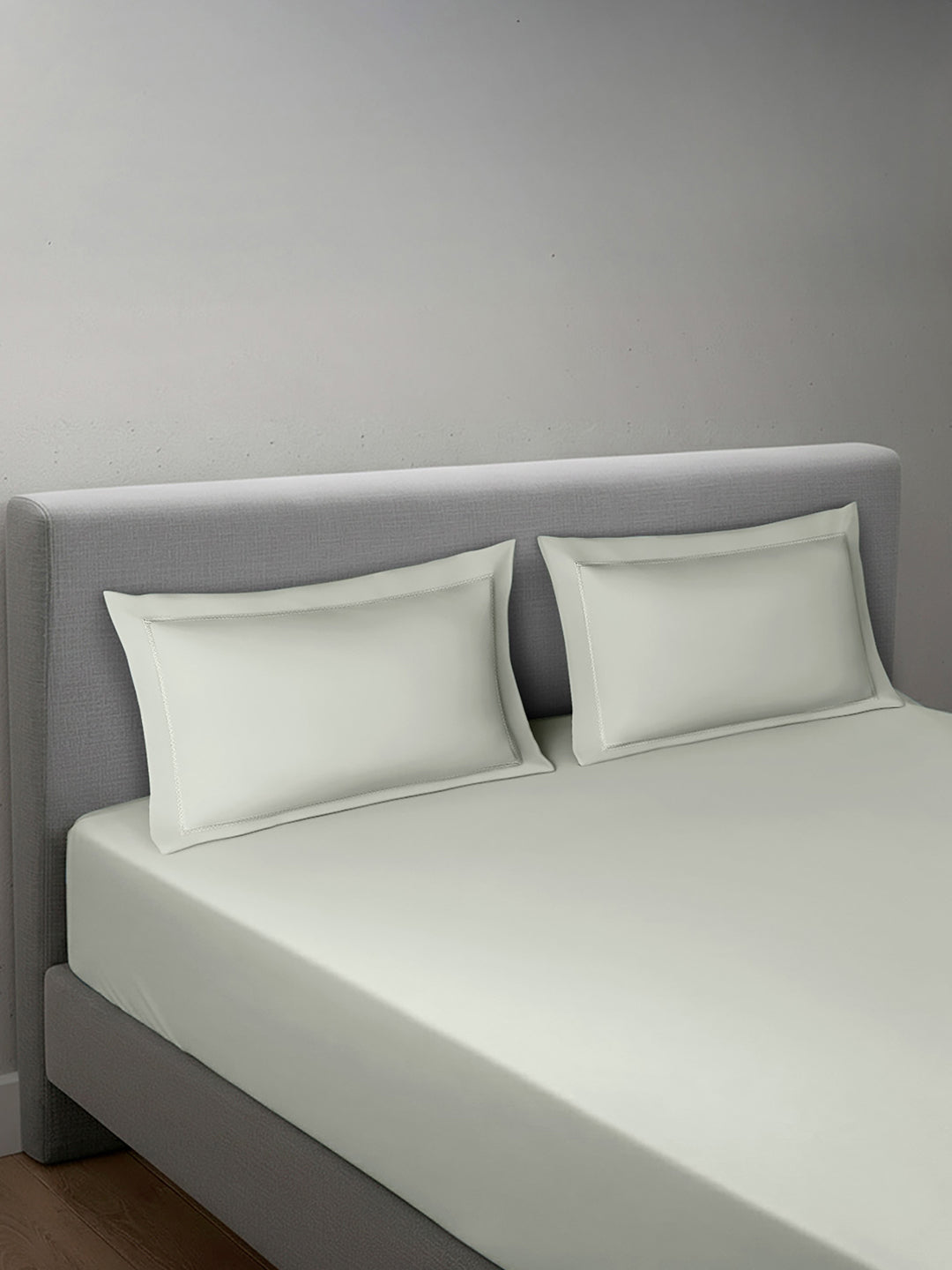 GLACIER GREY KING BED SHEET SET