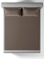 RUSTIC BROWN KING BED SHEET SET