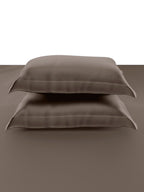 RUSTIC BROWN KING BED SHEET SET