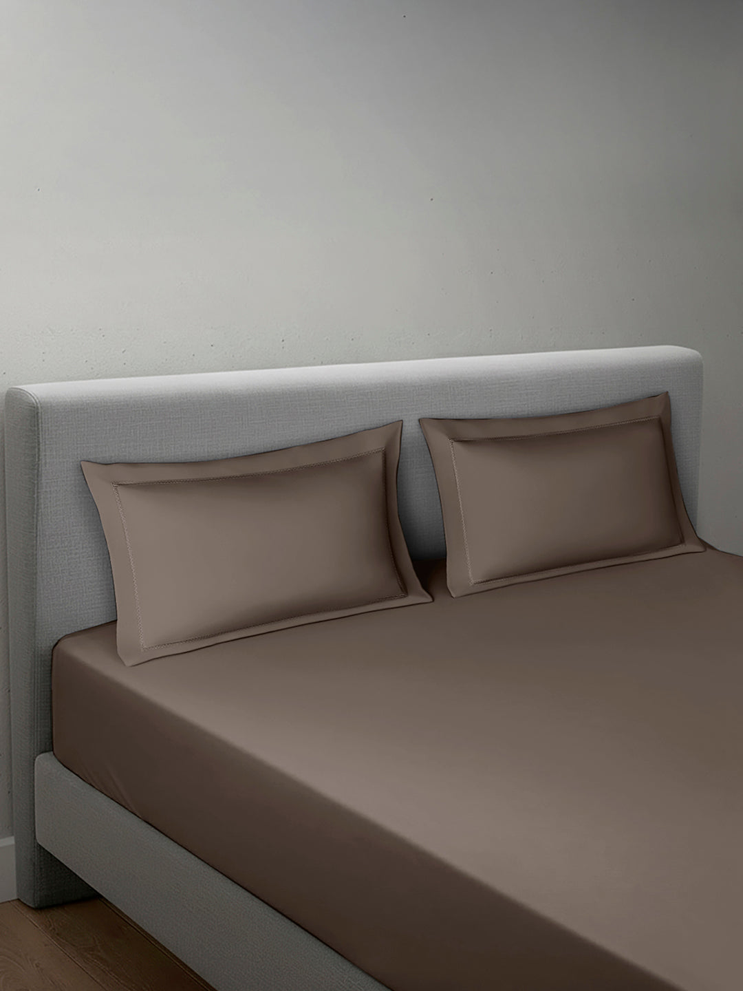 RUSTIC BROWN KING BED SHEET SET