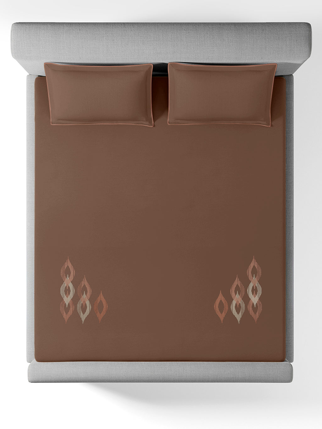 BEATRIX-PINE CONE KING BED SHEET SET