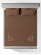 BEATRIX-PINE CONE KING BED SHEET SET