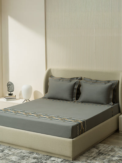 FOLKLORE-ELEPHANT SKIN KING BED SHEET SET