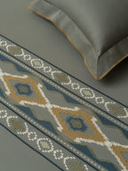 FOLKLORE-ELEPHANT SKIN KING BED SHEET SET