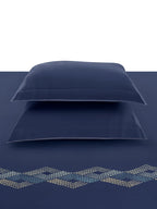 LUCID-NAVY KING BED SHEET SET