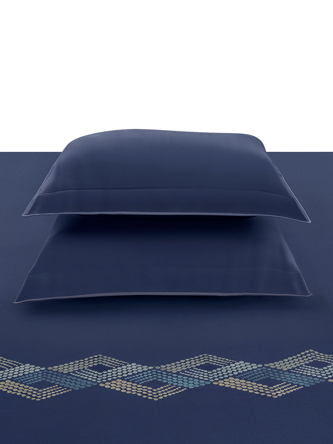 LUCID-NAVY KING BED SHEET SET