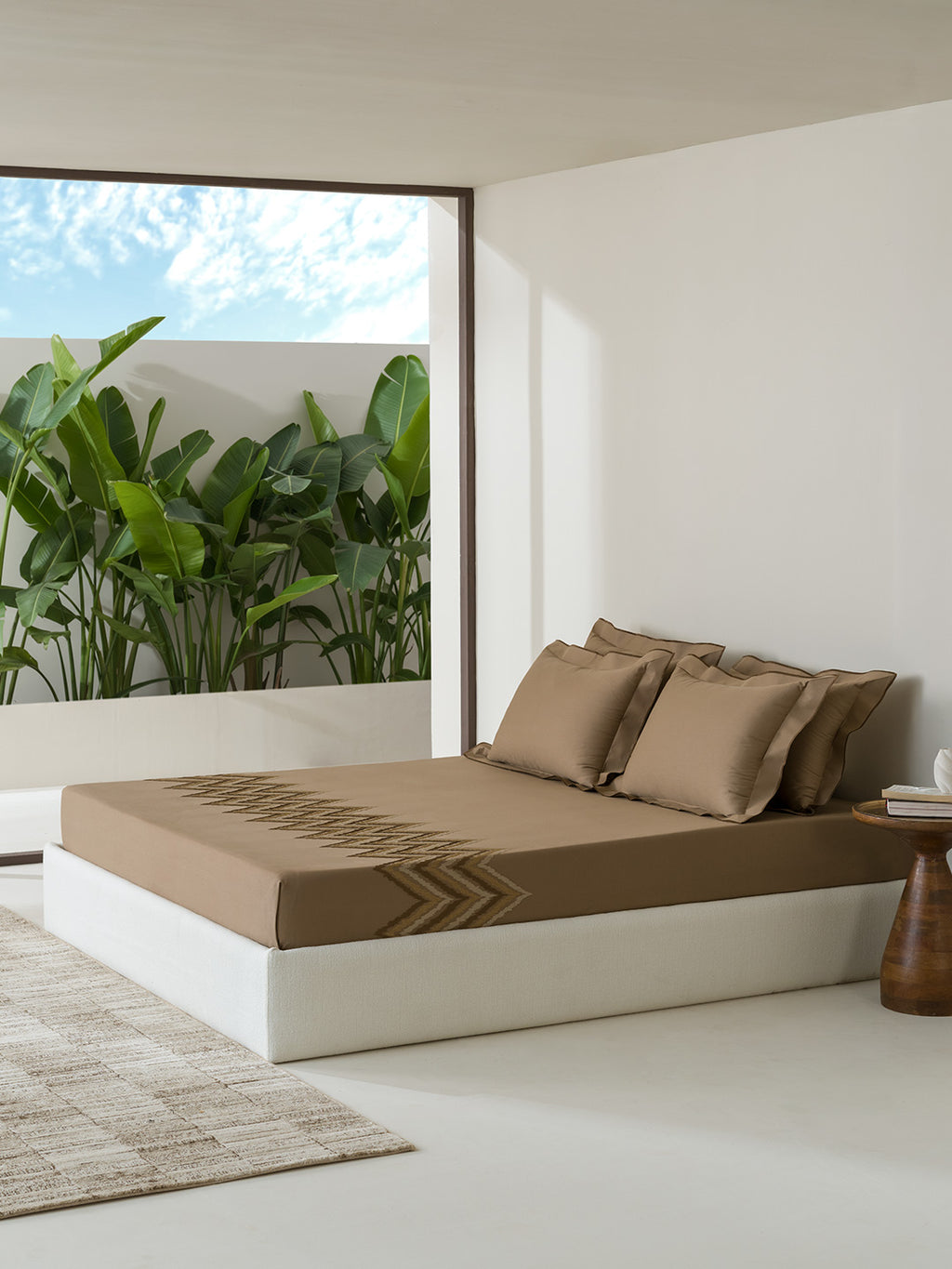 VITAL-COFFEE KING BED SHEET SET