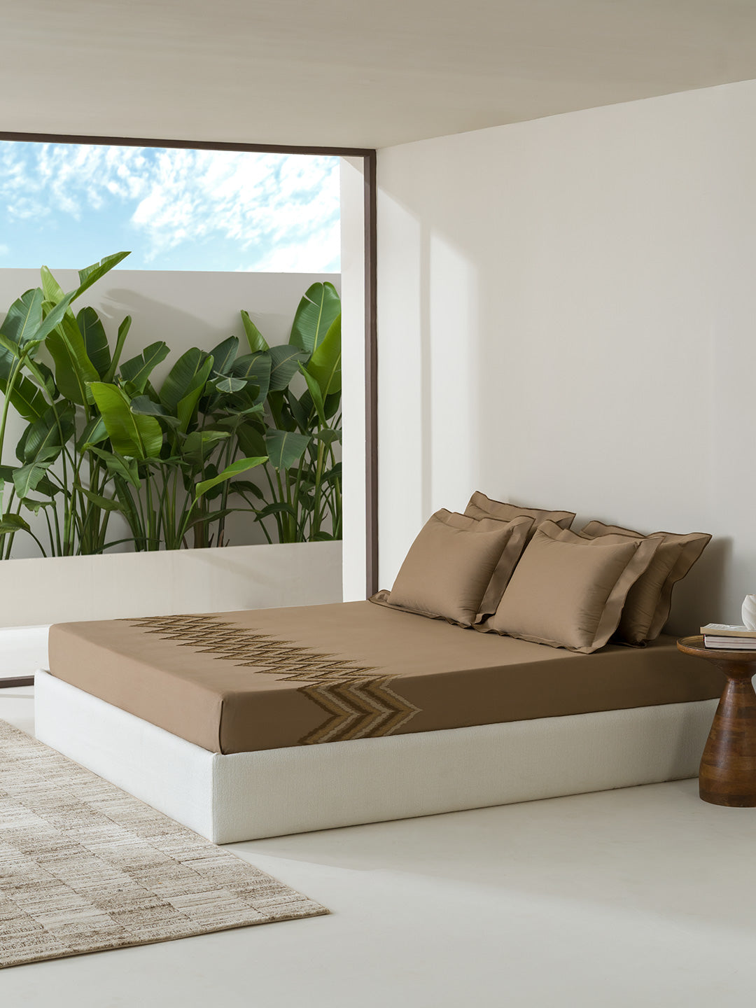 VITAL-COFFEE KING BED SHEET SET