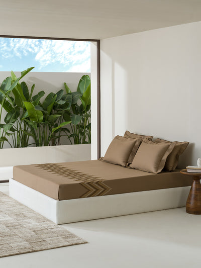 VITAL-COFFEE KING BED SHEET SET