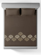 SYLORA-CHARCOAL KING BED SHEET SET
