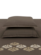 SYLORA-CHARCOAL KING BED SHEET SET