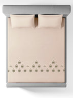 CLARRISA-BISCUIT KING BED SHEET SET