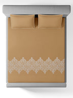 ORLENA-MUSTARD KING BED SHEET SET