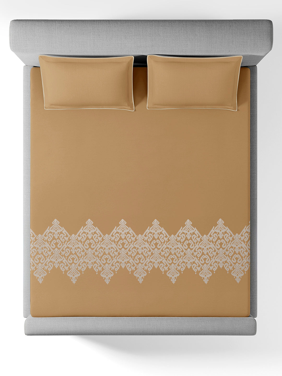 ORLENA-MUSTARD KING BED SHEET SET