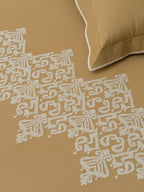 ORLENA-MUSTARD KING BED SHEET SET
