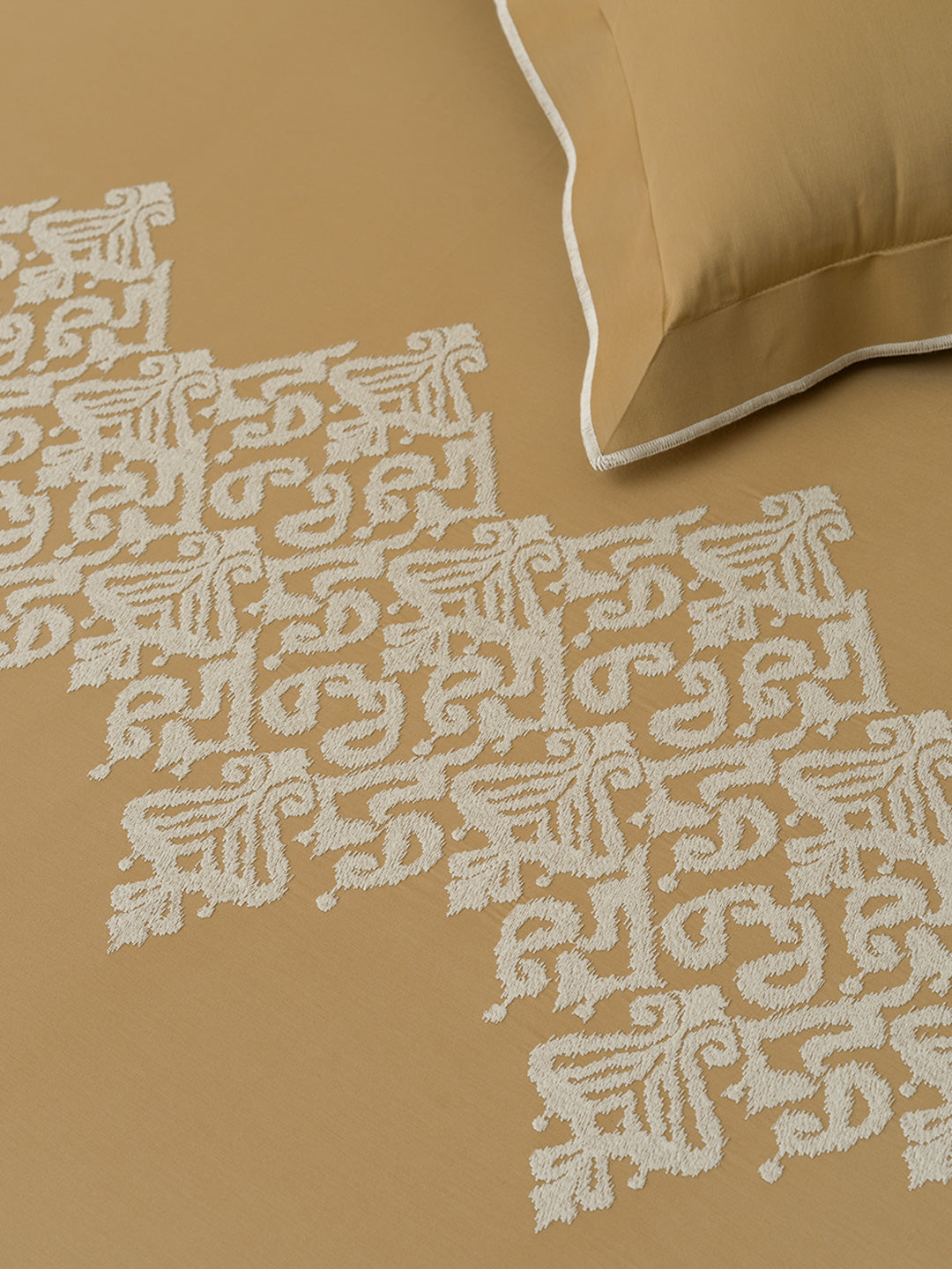 ORLENA-MUSTARD KING BED SHEET SET