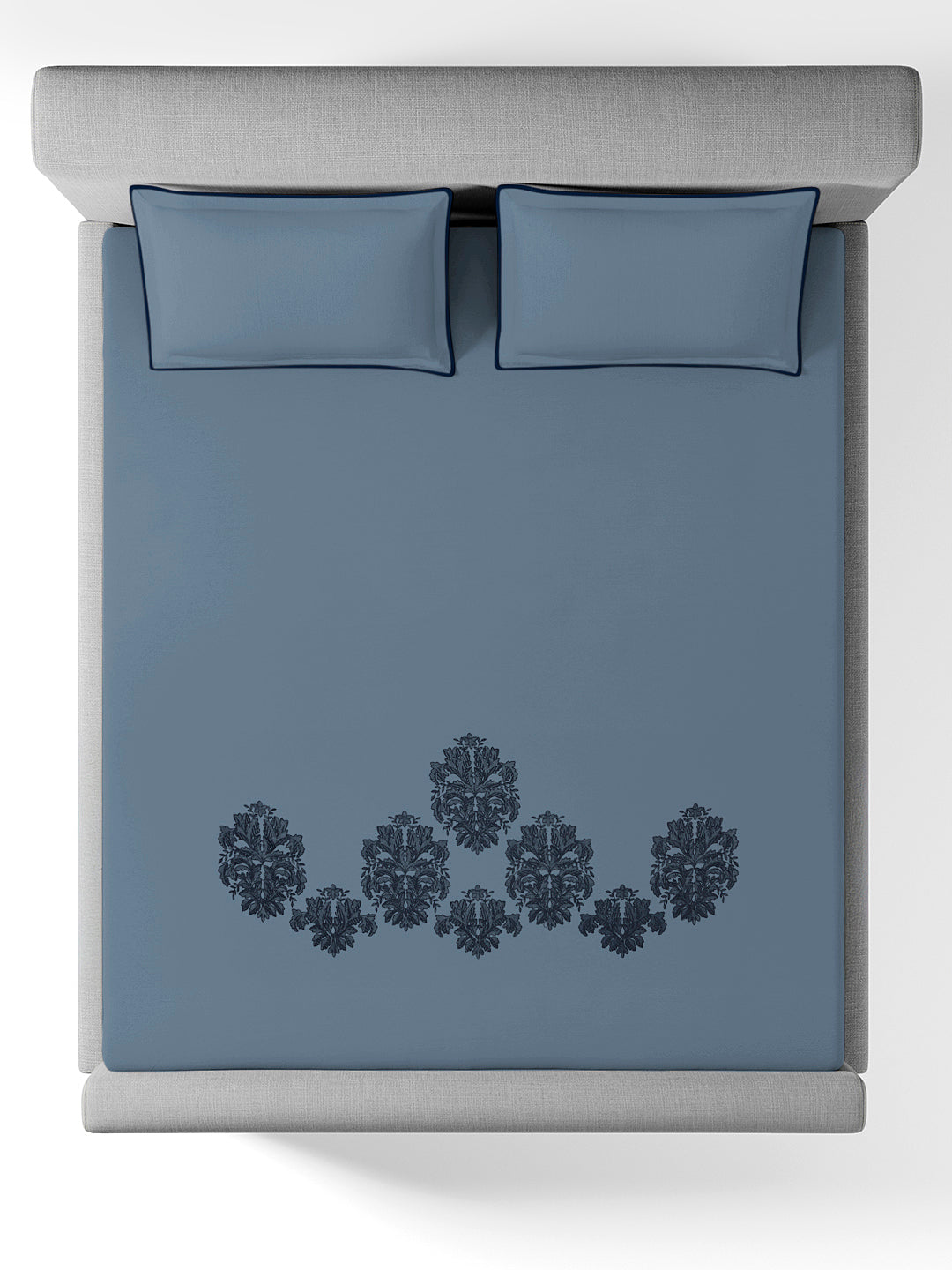 MOTRIC-DENIM KING BED SHEET SET