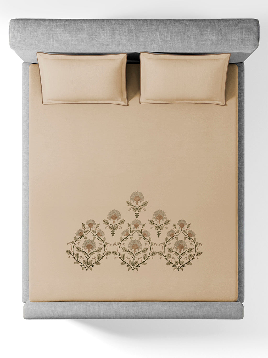 ELORIA-NEW LINEN KING BED SHEET SET