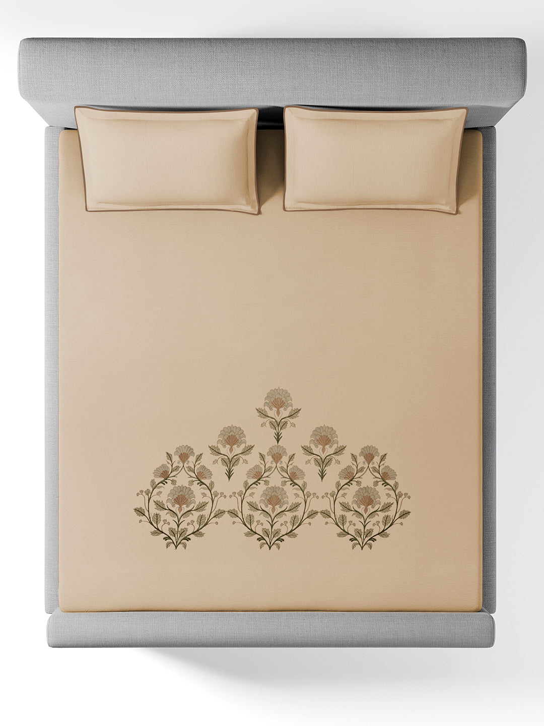 ELORIA-NEW LINEN KING BED SHEET SET