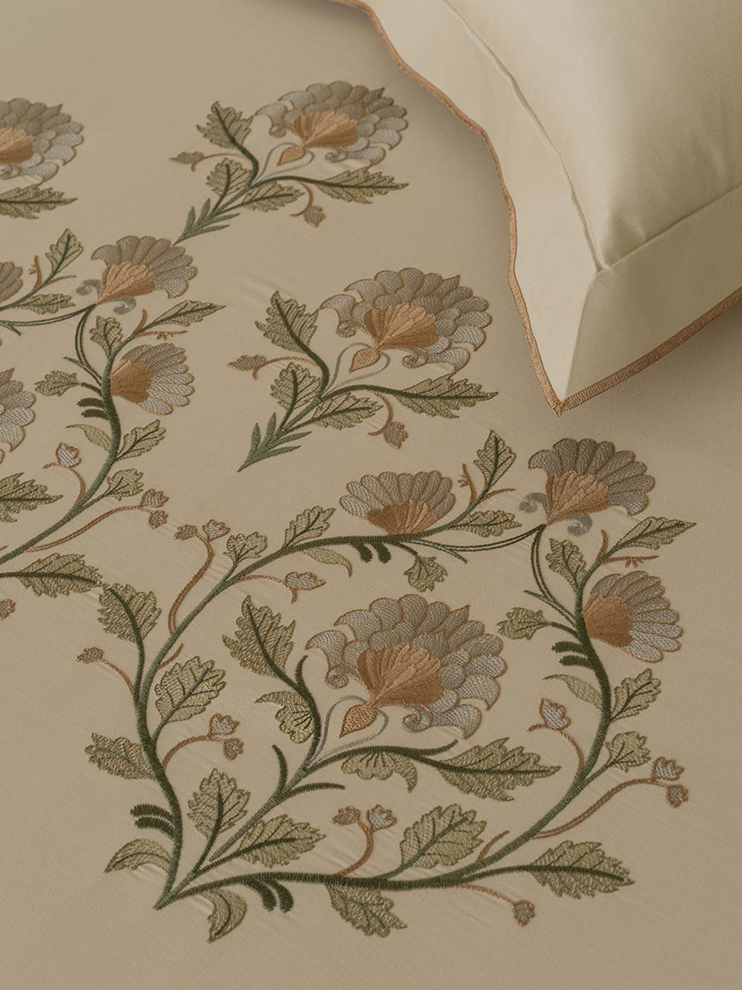 ELORIA-NEW LINEN KING BED SHEET SET