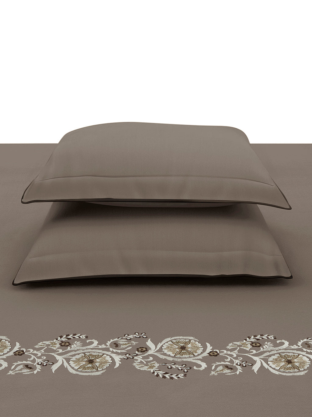 ORNATIA-CEMENT KING BED SHEET SET