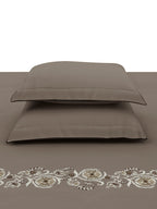 ORNATIA-CEMENT KING BED SHEET SET