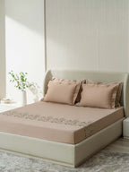 EUPHORIA-CUBAN SAND KING BED SHEET SET