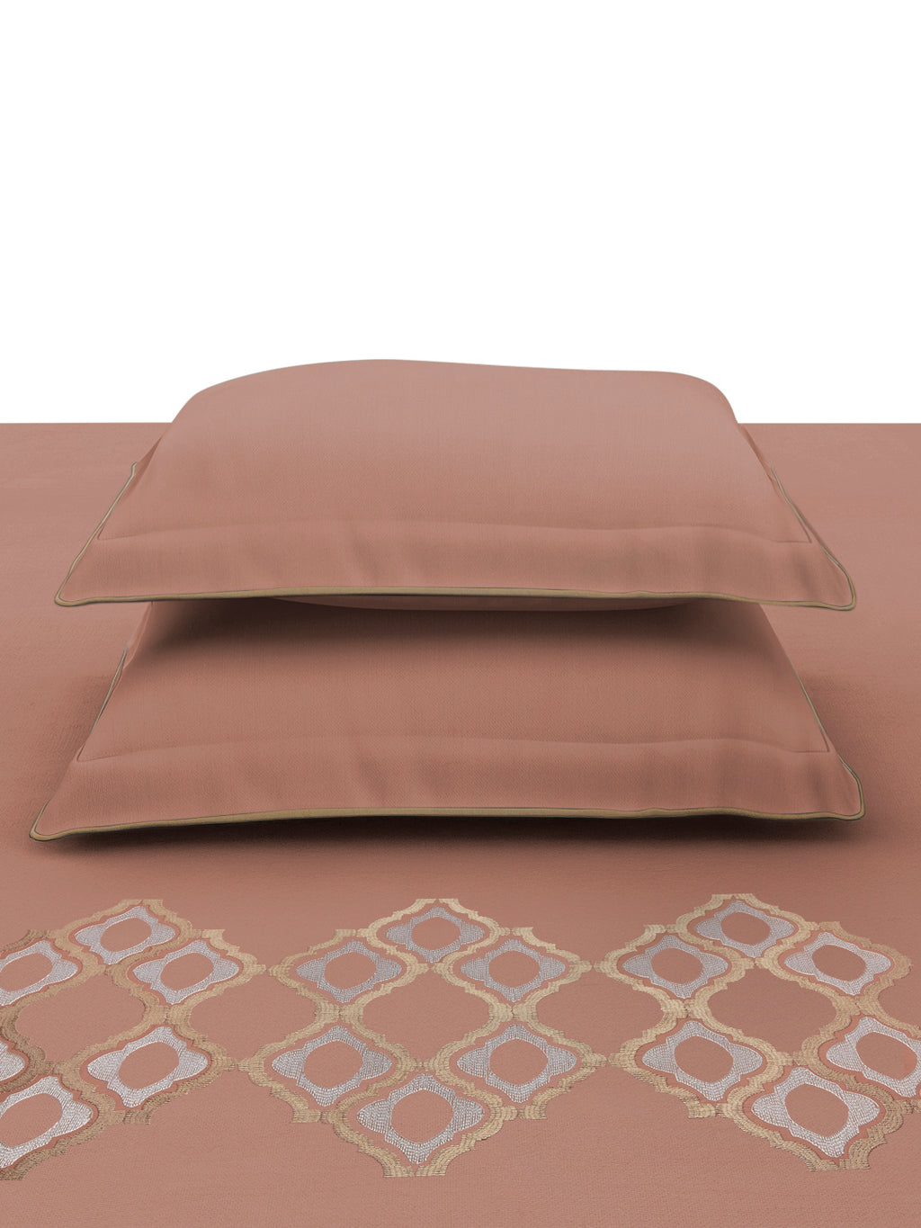 BELFORD-COPPER BROWN KING BED SHEET SET