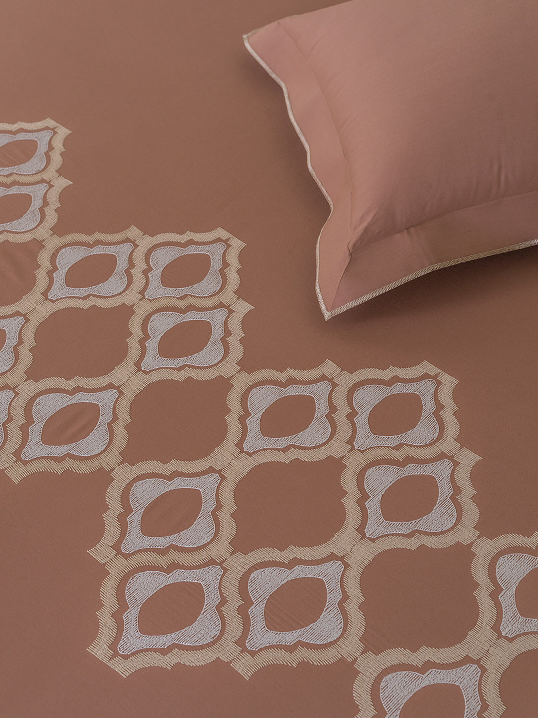 BELFORD-COPPER BROWN KING BED SHEET SET