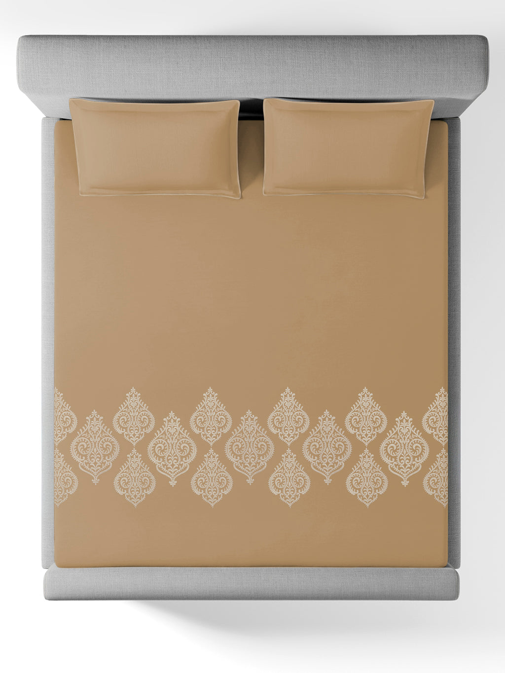 CALISTA-CINNAMON SWIRL KING BED SHEET SET