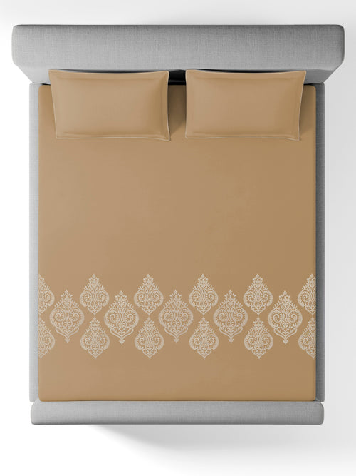 CALISTA-CINNAMON SWIRL KING BED SHEET SET