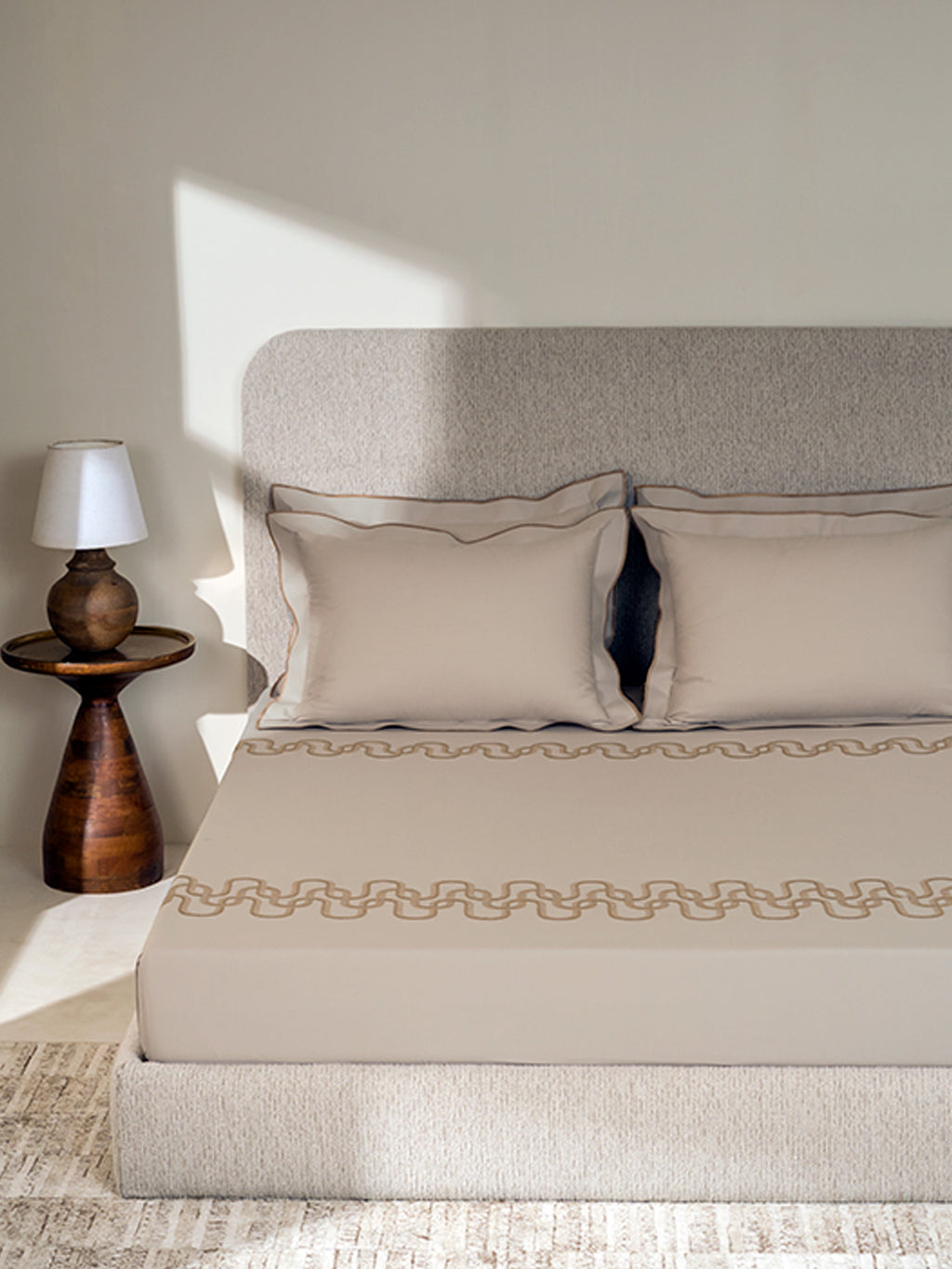 REALM-SILVER LINING KING BED SHEET SET