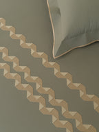 EDITH-STORM GREY KING BED SHEET SET