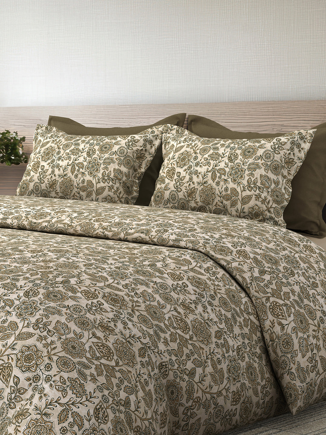 SERAPHINE-SEPIA KING BED SHEET SET