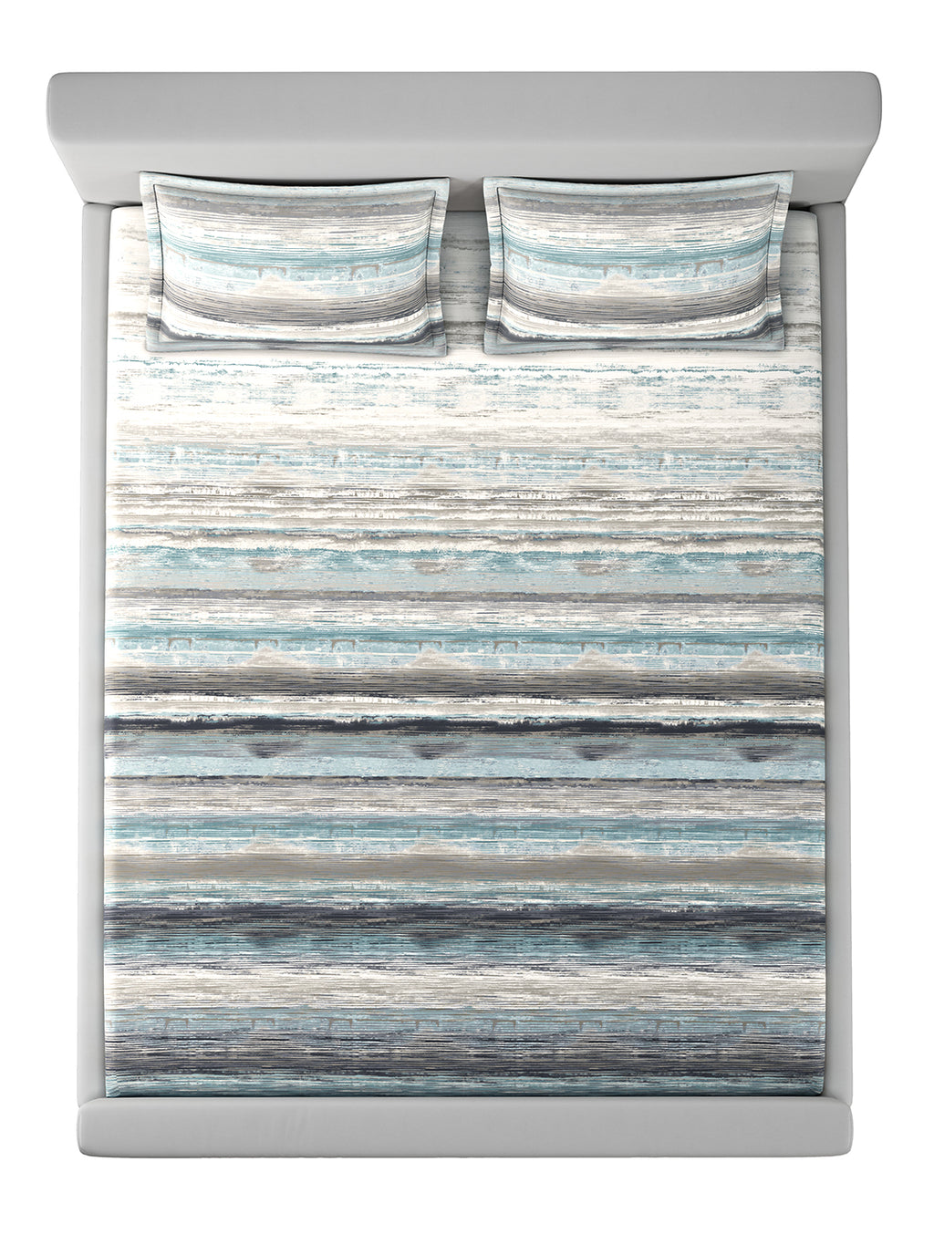 CHESTER-BLUE MIST KING BED SHEET SET