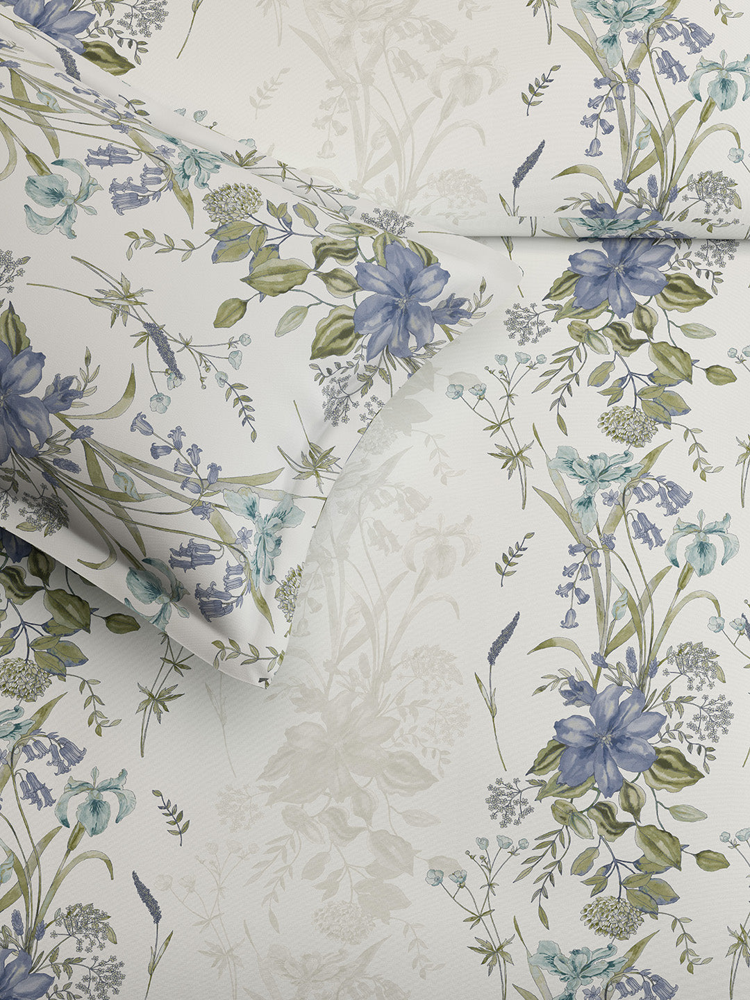 FLORELLE-BLUEBELL KING BED SHEET SET